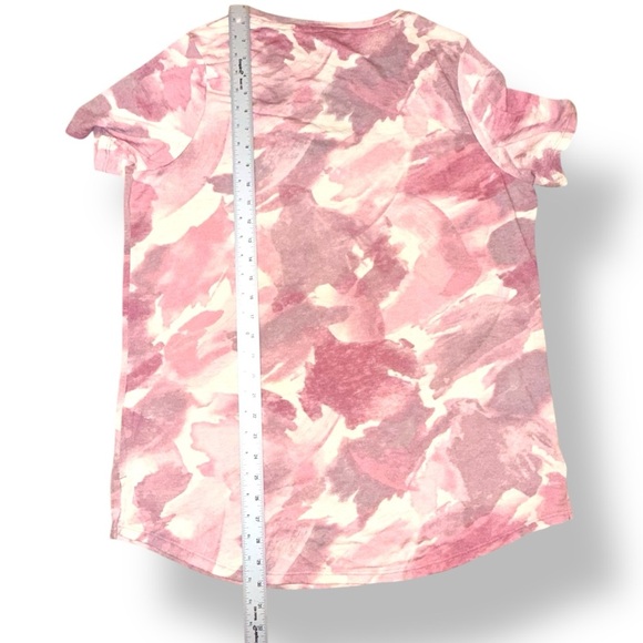 ATHLETA Breezy Scoop V-Neck Tee T-Shirt - Chroma Bashful Rose XL Tall - Picture 12 of 13